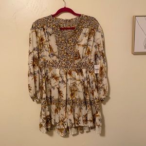 NWT tunic bohemian top
